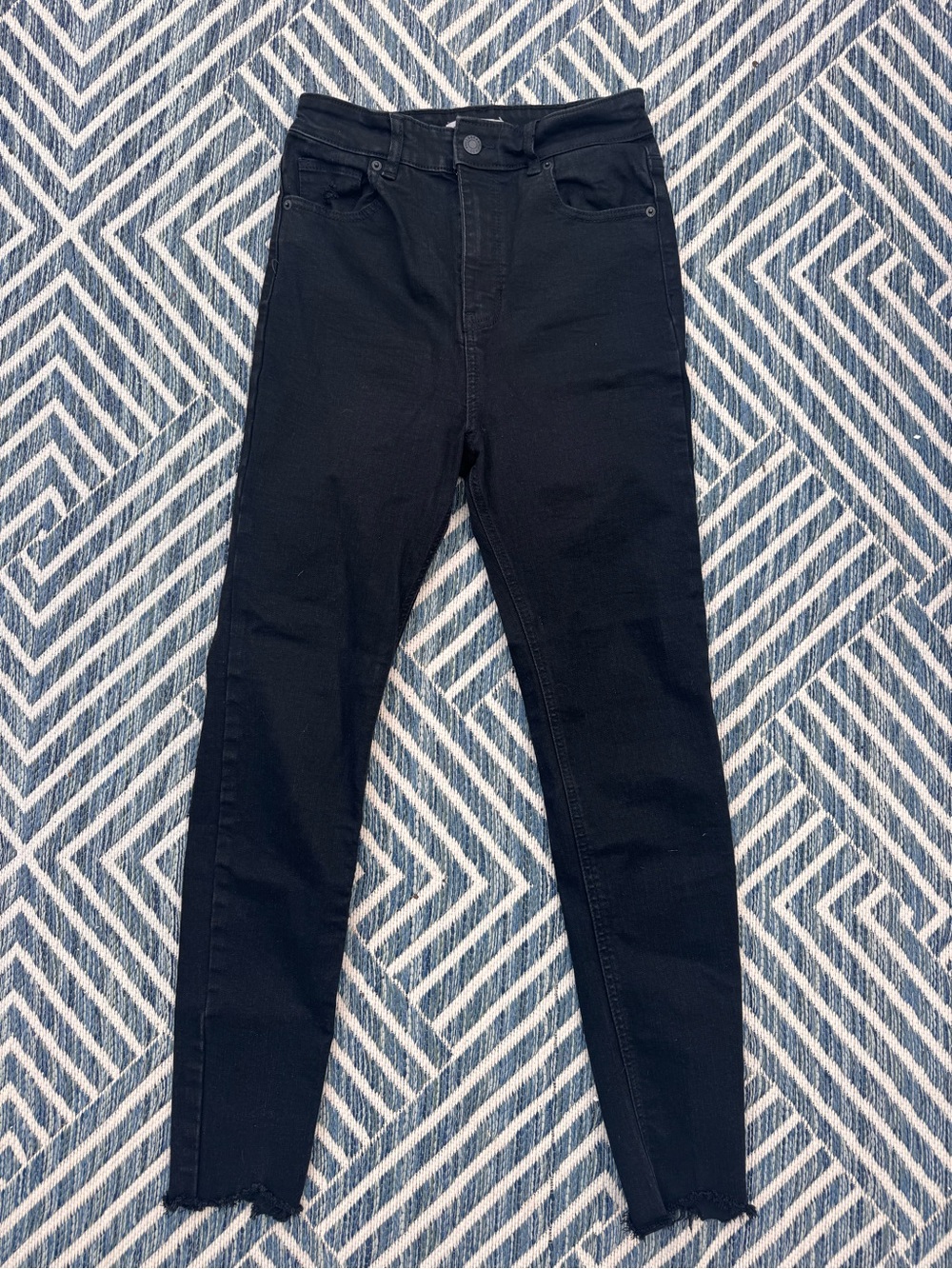Pull&Bear Black Skinny High-Rise Jeans